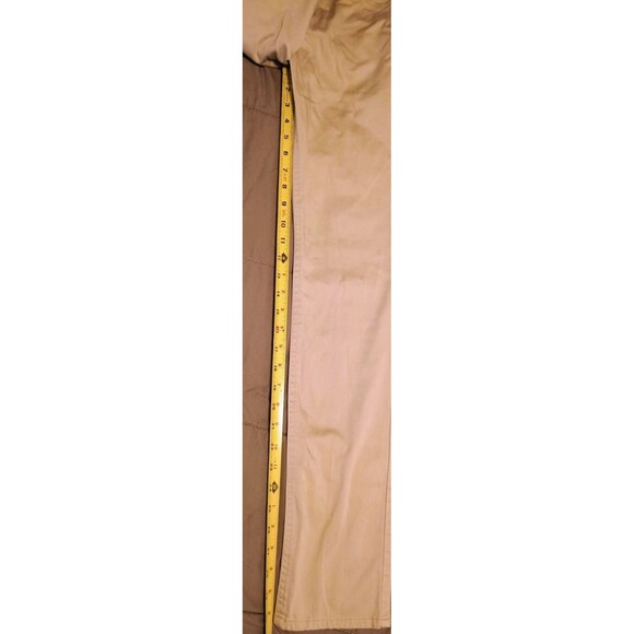 Arizona Jean Co Pants Size 7 Tan Skinny Leg Slim Fit Flat Front Five Pocket - Picture 6 of 7